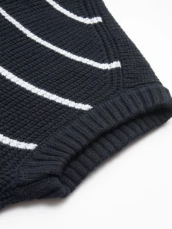 COMMENSE Contrast Trim Stripe Sweater Vest* Sweater Vests|Sweaters & Cardigans