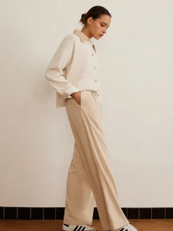 COMMENSE Corduroy High-Waist Wide Leg Pants* Wide Leg|Pants