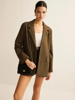 COMMENSE Corduroy Lapel Blazer* Outerwear|Blazers