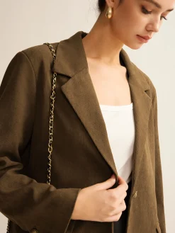 COMMENSE Corduroy Lapel Blazer* Outerwear|Blazers