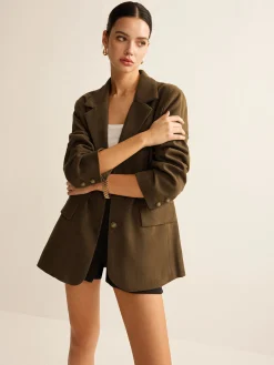 COMMENSE Corduroy Lapel Blazer* Outerwear|Blazers