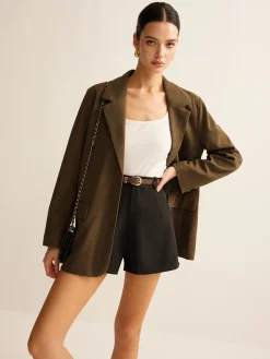 COMMENSE Corduroy Lapel Blazer* Outerwear|Blazers