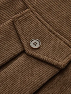 COMMENSE Corduroy Pleated Skirt With Belt* Skirts|Bottoms
