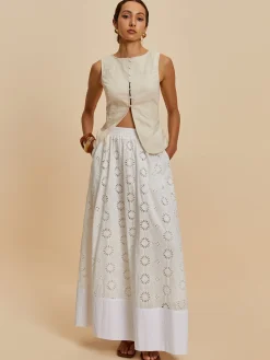 COMMENSE Cotton & Linen Casual Sleeveless Blouse* Blouses & Shirts|Tops