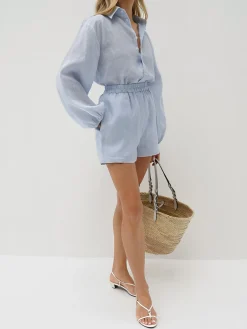 COMMENSE Cotton & Linen Casual Shorts Set* Shorts Sets|Shorts