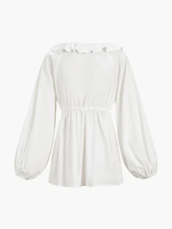 COMMENSE Cotton & Linen Cowgirl Melody Two Piece Shorts Set* Shorts Sets|Long Sleeve Sets