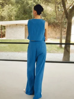 COMMENSE Cotton & Linen Leisure Waistcoat* Outerwear|Vests