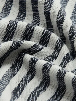 COMMENSE Cotton & Linen Pinstripe Loose Shirt* Long Sleeve Sets|Blouses & Shirts