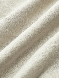 COMMENSE Cotton & Linen Pleated Cutout Long Dress* White Dresses|Black Dresses