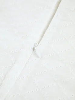 COMMENSE Cotton Backless Tie Up Halter Short Dress* White Dresses|Vacation Dresses