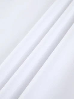 COMMENSE Cotton Blends Sleeveless Split Midi Dress* White Dresses|Casual Dresses