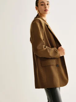 COMMENSE Cotton Corduroy Button Blazer* Outerwear|Blazers