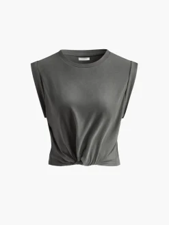 COMMENSE Cotton Knotted T-Shirt* T-shirts|Tops