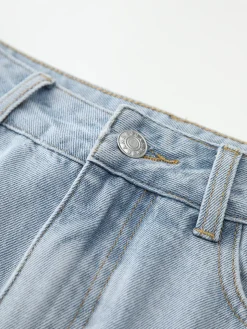 COMMENSE Cotton Split Denim Skirt* Skirts|Denim