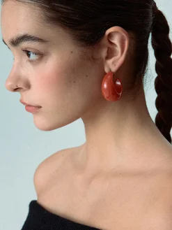 COMMENSE Crescent Acrylic Earrings* Earrings|Accessories