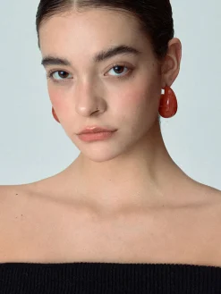 COMMENSE Crescent Acrylic Earrings* Earrings|Accessories