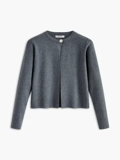 COMMENSE Crew Neck Button Knit Cardigan* Cardigans|Sweaters & Cardigans