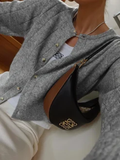 COMMENSE Crew Neck Button Soft Cardigan* Cardigans|Sweaters & Cardigans