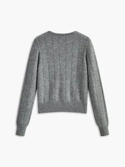 COMMENSE Crew Neck Button Soft Cardigan* Cardigans|Sweaters & Cardigans