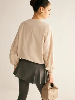 COMMENSE Crew Neck Button Thin Jacket* Outerwear|Jackets