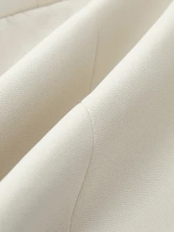 COMMENSE Crew Neck Camellia-Button Blazer* Blazers|Outerwear