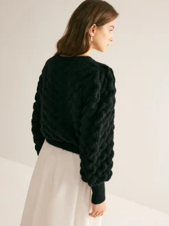 COMMENSE Crew Neck Cloud Sweater* Sweater Tops|Sweaters & Cardigans