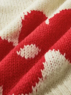 COMMENSE Crew Neck Flower Mechanism Knitting Top* Sweater Tops|Sweaters & Cardigans