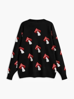COMMENSE Crew Neck Jacquard Pullover Sweater* Sweater Tops|Sweaters & Cardigans