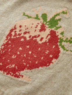 COMMENSE Crew Neck Strawberry Sweater Vest* Sweater Vests|Sweaters & Cardigans