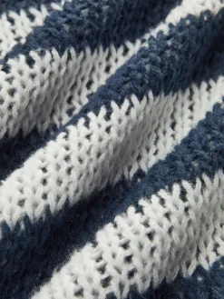 COMMENSE Crew Neck Striped Soft Sweater* Sweater Tops|Sweaters & Cardigans