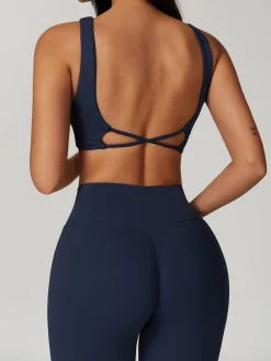 COMMENSE Criss Cross Sports Bra* Activewear