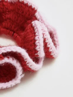 COMMENSE Crochet Ruffle Scrunchie* Hair Claws & Hats|Accessories