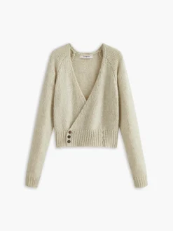 COMMENSE Cross Design Button Mechanism Knitting Top* Sweater Tops|Sweaters & Cardigans