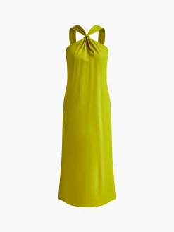 COMMENSE Cross Halter Split Long Dress* Casual Dresses|Vacation Dresses