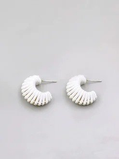 COMMENSE C-Shape Twist Stud Earrings* Earrings|Accessories