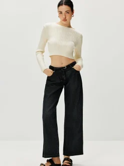 COMMENSE Cutout Tie Back Knit Cardigan* Cardigans|Sweaters & Cardigans