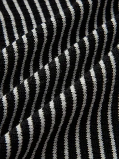 COMMENSE 3D Flower Striped Sweater Vest* Sweater Vests|Sweaters & Cardigans