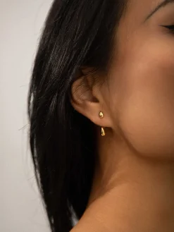 COMMENSE Double Water Drop Stud Earrings* Earrings|Accessories