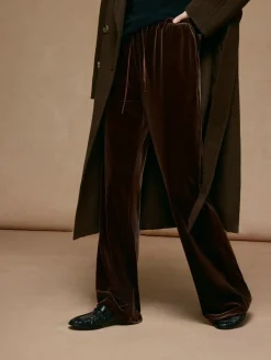 COMMENSE Drawstring Cozy Draped Pants* Pants|Bottoms