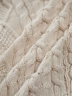 COMMENSE Drawstring Open Back Cable Knit Halter Crop Top* Crop Tops|Tank Tops & Camis