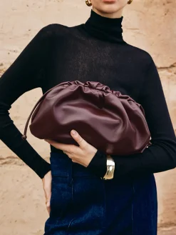 COMMENSE Drawstring Soft Clutch Bag* Bags|Accessories