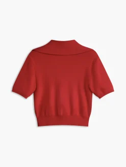 COMMENSE Effortless Collared Top* Sweater Tops|Sweaters & Cardigans