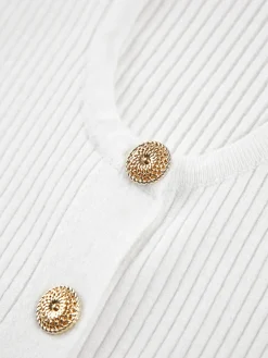 COMMENSE Effortless Keyhole Long Sleeve Knit Top* Sweater Tops|Sweaters & Cardigans