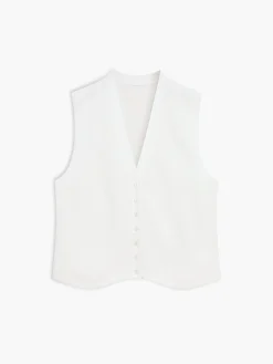COMMENSE Effortless Stripe Vest* Sweater Vests|Sweaters & Cardigans