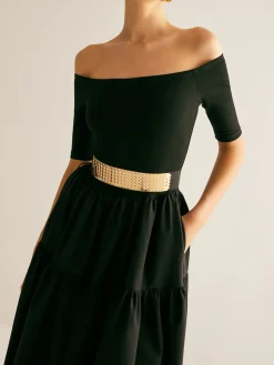 COMMENSE Elastic Fish Scale Belt* Belts & Chain|Accessories
