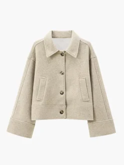 COMMENSE Elegant Breasted Lapel Jacket* Outerwear|Jackets