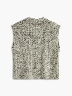 COMMENSE Elegant Breasted Lapel Sweeter Vest* Sweater Vests|Sweaters & Cardigans
