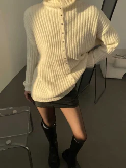 COMMENSE Elegant Button Cardigan* Cardigans|Sweaters & Cardigans