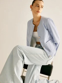 COMMENSE Elegant Button Down Jacket* Outerwear|Jackets