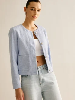 COMMENSE Elegant Button Down Jacket* Outerwear|Jackets